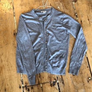 Lacoste button up sweater